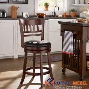 Kurs Bar Putar Murah Kayu Jati